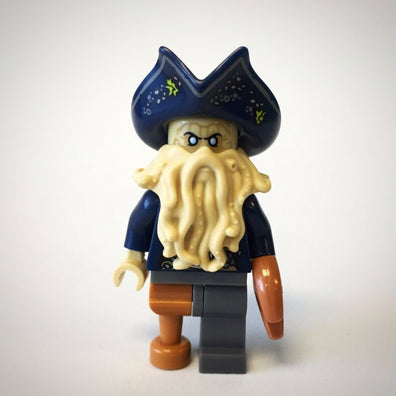 LEGO Minifigure-Davy Jones-Pirates of the Caribbean-POC031-Creative Brick Builders